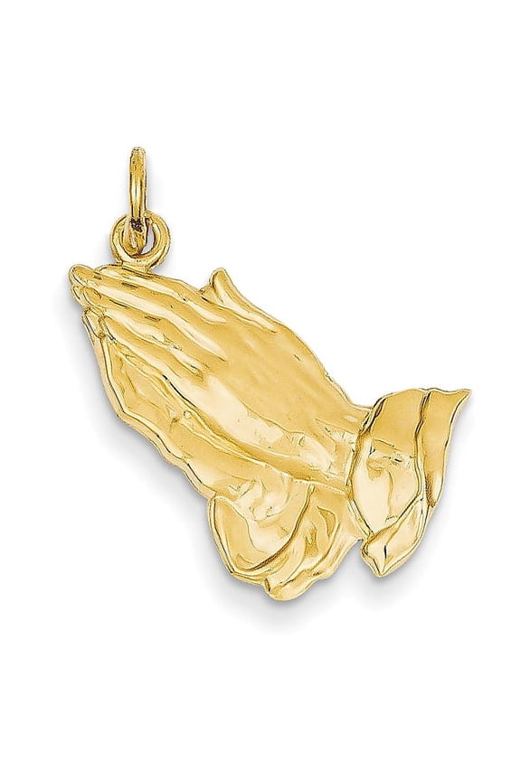 14k Praying Hands Pendant