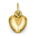 thumbnail image 1 of 14k Puffed Heart Charm, 1 of 3