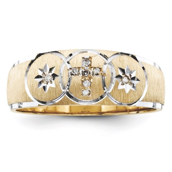 14k Quality Trio Engagement Ring