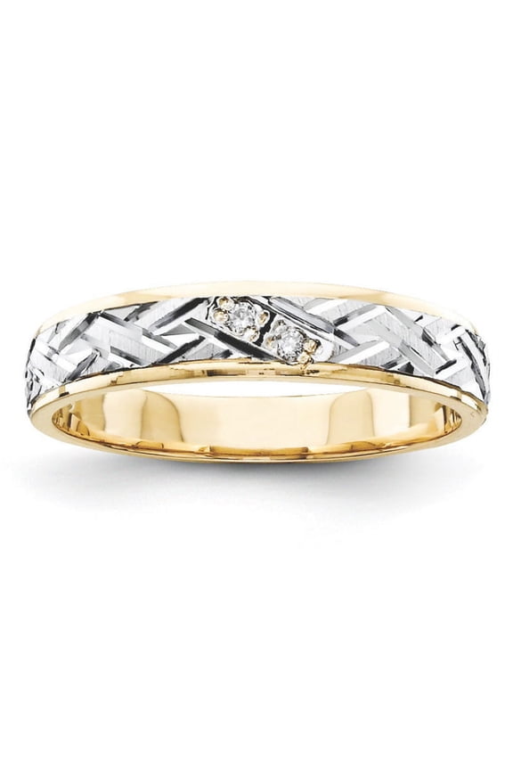 14k Quality Trio Ladies Wedding Band