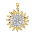 thumbnail image 1 of 14k & Rhodium Sun Filigree Pendant, 1 of 1