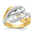 thumbnail image 1 of 14k & Rhodium Swirl Ring, 1 of 3