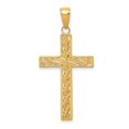 thumbnail image 1 of 14k Rope Cross Pendant in 14k Yellow Gold, 1 of 3