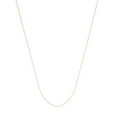 thumbnail image 1 of 14k Rose Gold 0.55mm Box Chain Necklace Lobster Lock Closure - 1.2 Grams - 16 Inch, 1 of 3