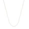 thumbnail image 1 of 14k Rose Gold 0.66mm Box Chain Necklace Lobster Lock Closure - 1.6 Grams - 16 Inch, 1 of 3