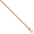 thumbnail image 1 of 14k Rose Gold 1.10mm Box Link Chain Bracelet - 1.6 Grams - 7 Inch, 1 of 1