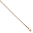 thumbnail image 1 of 14k Rose Gold 1.3mm Box Chain Bracelet - 2.0 Grams - 7 Inch, 1 of 1