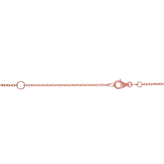 14k Rose Gold 1.5mm Cable Chain Necklace With Lobster Clasp 18 Inch Chain Necklace for Women and Men