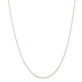 thumbnail image 1 of 14k Rose Gold .5 mm Cable Rope Chain (CARDED) (Weight: 0.38 Grams, Length: 20 Inches), 1 of 4