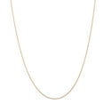 thumbnail image 1 of 14k Rose Gold .5 mm Cable Rope Chain (CARDED), 1 of 3