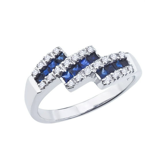 14k Rose Gold Amethyst Fashion Ring (Size 10.5)