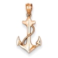 thumbnail image 1 of 14k Rose Gold Anchor Charm Pendant, 1 of 7