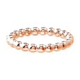 thumbnail image 1 of 14k Rose Gold Bead Ring Size 6 Ring for Women, 1 of 2