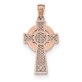 thumbnail image 1 of 14k Rose Gold Celtic Cross Pendant Charm, 1 of 2