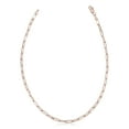 thumbnail image 1 of Au Naturale 14k Rose Gold Paperclip Link Chain Bracelet (2.5 mm, 7 inch), 1 of 7