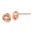 thumbnail image 1 of 14k Rose Gold Polished Post Earrings, 1 of 2