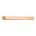 thumbnail image 1 of 14k Rose Gold Polished Tie Bar 50x4.5mm Wide Tie Clip for Men - 3.3 Grams, 1 of 2