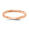 thumbnail image 1 of 14k Rose Gold Solid Polished Ring Size 3.00 Ring, 1 of 2