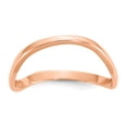 thumbnail image 1 of 14k Rose Gold Solid Wave Fashion Thumb Band Ring, 1 of 3