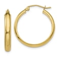 thumbnail image 1 of 14k Round Tube Hoop Earrings, 1 of 1