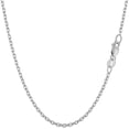 thumbnail image 1 of 14k SOLID Yellow or White Gold  2.3mm Shiny Diamond Cut Cable Link Chain Necklace for Pendants and Charms with Lobster-Claw Clasp  (16", 18", 20", 22", 24, or 30 inch), 1 of 6