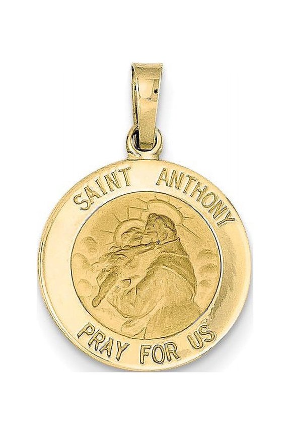 14k Saint Anthony Medal Charm