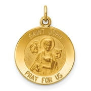 14k Saint John Medal Charm XR399