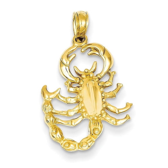 14k Scorpion Pendant