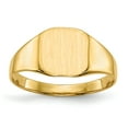 thumbnail image 1 of 14k Signet Ring Solid Back, 1 of 3