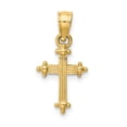 thumbnail image 1 of 14k Small Cross Charm in 14k Yellow Gold, 1 of 3