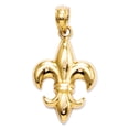 thumbnail image 1 of 14k Small Fleur-De-Lis Pendant, 1 of 3