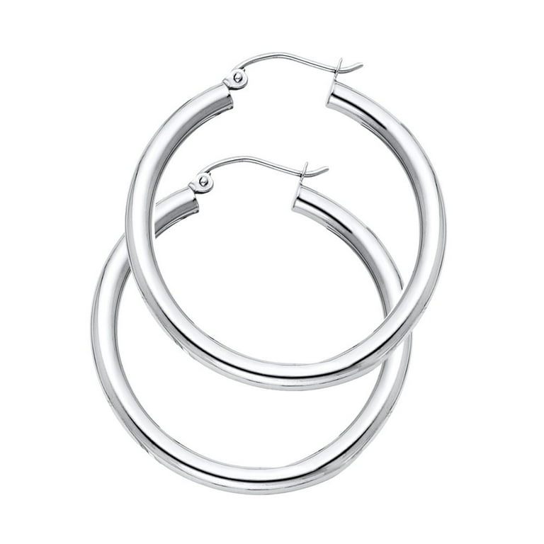 Italian plain hoops