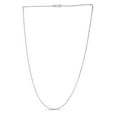 thumbnail image 1 of 14k Solid White Gold 1.5 mm Cable Chain Necklace 18" Lobster Claw Clasp, 1 of 4