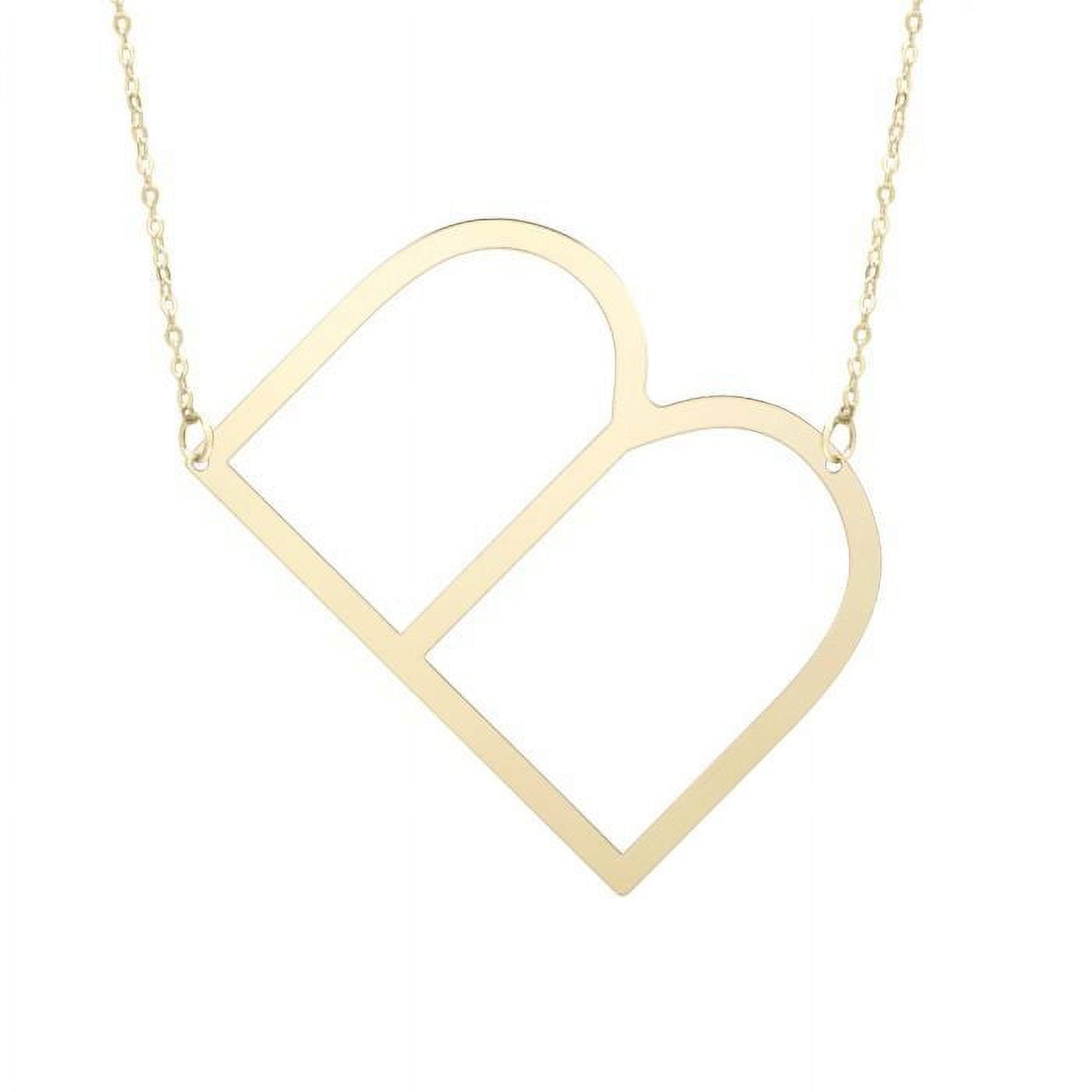Francesca's Initial Curb Chain Pendant Necklace Gold | Hamilton Place