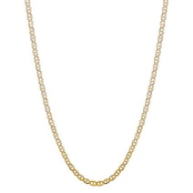 14k Solid Yellow Gold Mariner Link Chain 20 Inches 3.2 Mm