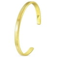 thumbnail image 1 of 14k Solid Yellow Gold Men's Cuff Bangle BNG113, 1 of 4