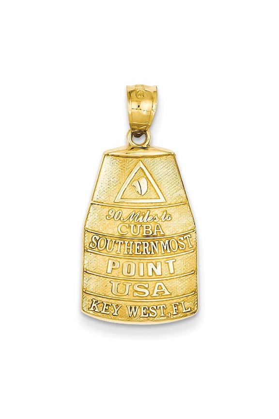 14k Southern Most Point USA Key West Pendant