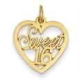 thumbnail image 1 of 14k Sweet 16 Charm, 1 of 3