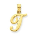 thumbnail image 1 of 14k T Script Initial Pendant, 1 of 1