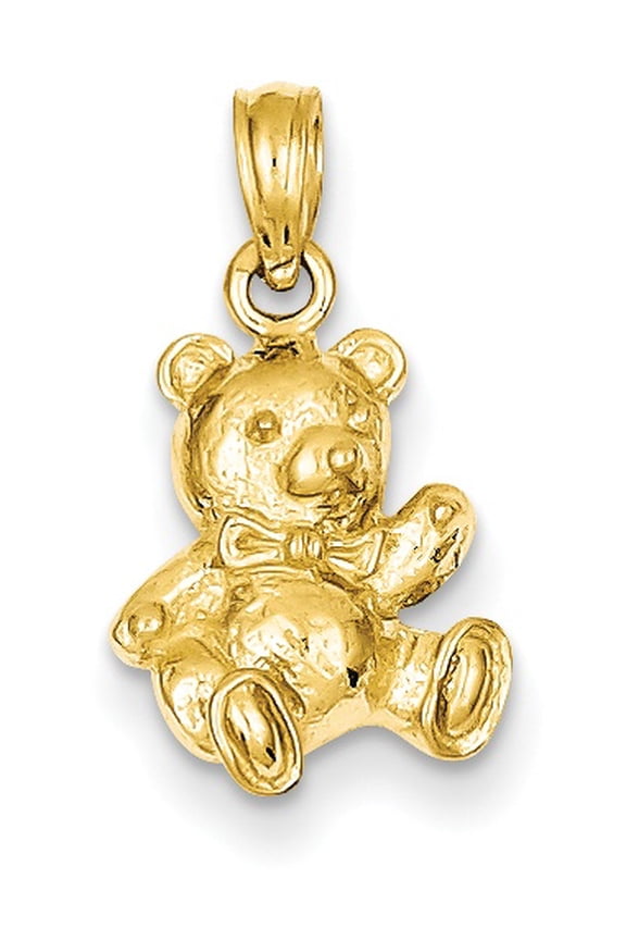 14k Teddy Bear Charm