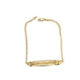 thumbnail image 1 of 14k Tri Color Valentino 2mm ID Bracelet 7", 1 of 1