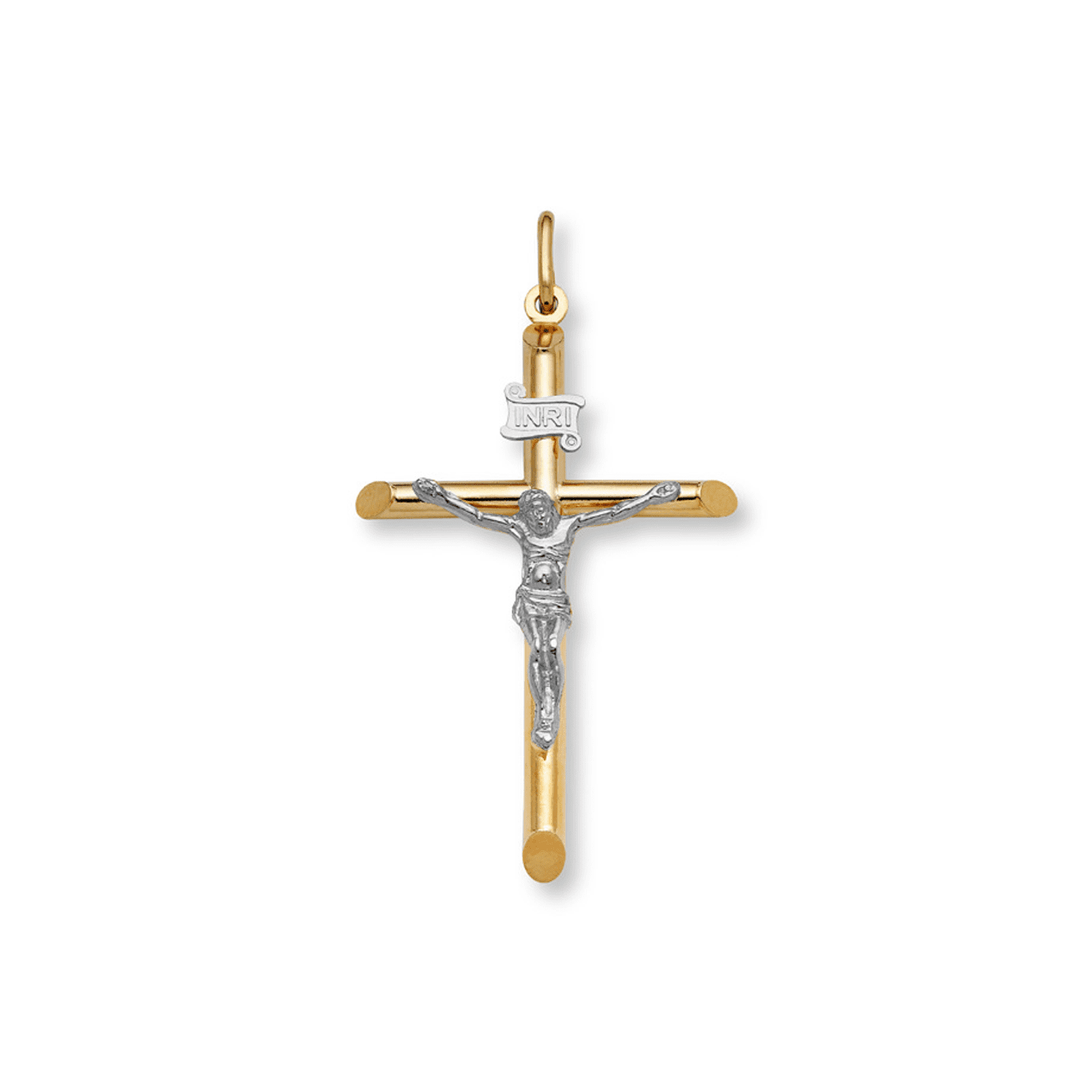 14k gold crucifix cross pendant deals