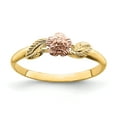thumbnail image 1 of 14k Two Tone D/C Leaves w/ Flower Ring R933, 1 of 4