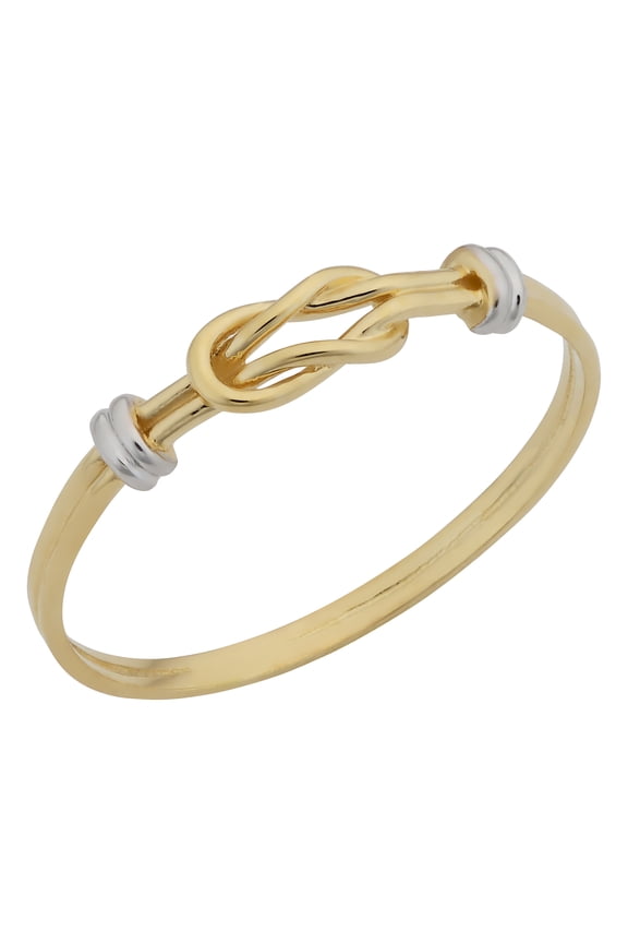 Love Knot 14 Karat Gold Ring - High Polish - Size 6