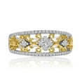 thumbnail image 1 of 14k Two-Toned Filigree Diamond and Fashion Ring, 1 of 2