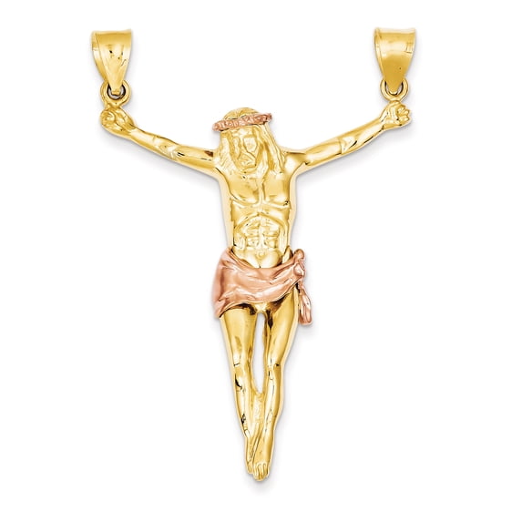 14k Two-tone Corpus Pendant