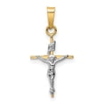 thumbnail image 1 of 14k Two-tone INRI Crucifix Pendant, 1 of 2