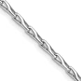 thumbnail image 1 of 14k WG 2.75mm Fancy Link Chain, 1 of 2