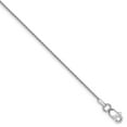 thumbnail image 1 of 14k WG .8mm Round D/C Wheat Chain in 14k White Gold, 1 of 3