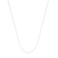 thumbnail image 1 of 14k White Gold 0.55mm Box Chain Necklace With 5mm Spring Ring Closure Square - .9 Grams - 16 Inch, 1 of 3